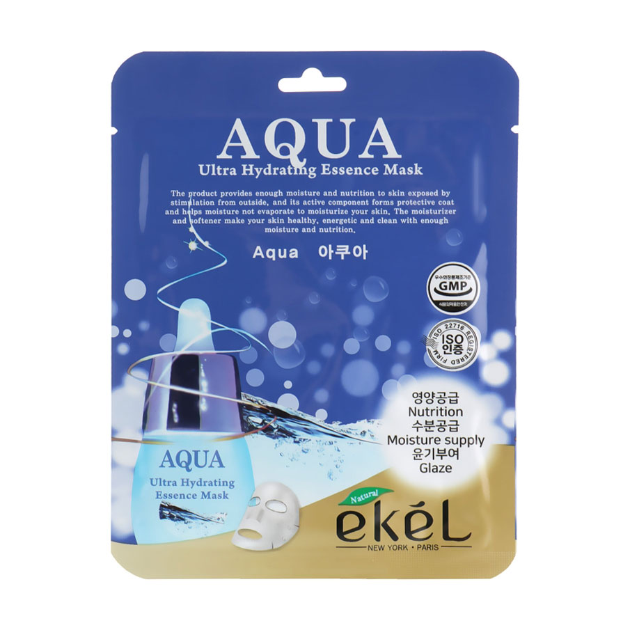 Тканинна маска для обличчя Ekel Aqua Інтенсивне зволоження, 25 мл